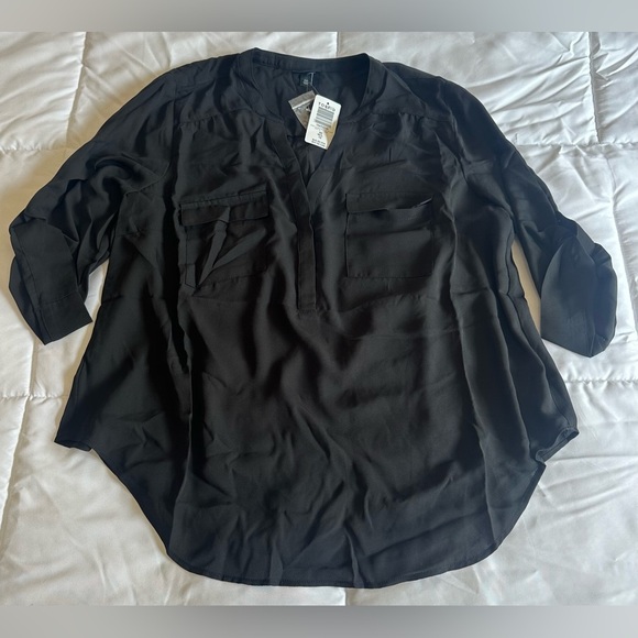 New Torrid Shear Type Black Top Sz M/L (US 10) - Picture 1 of 3